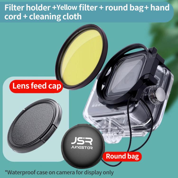 58mm Threaded Filter Adapter Ring for GoPro HERO13/12/11/10/9/8 Black, Aluminum Action Camera Mount Accessory