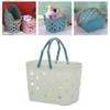 Portable Shower Caddy Tote Heart Shaped Hollow Plastic Storage Basket with Handle Box Organizer Bin Shower Accessories