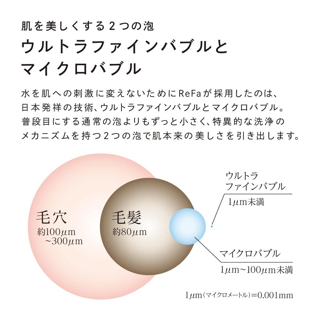 [Эксклюзив из официального магазина] ReFa FINE BUBBLE DIA Размер головки 120 мм
