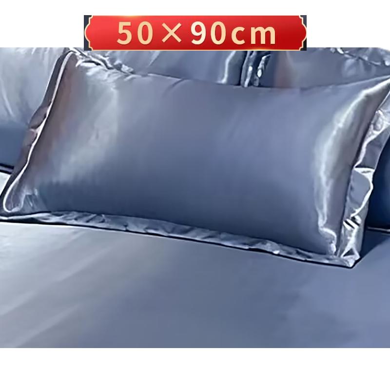 50x90cm High Quality Satin Pillowcase 1pcs Pillow Cover Solid Color Cover Pillow Bedding Rayon Pillow Case