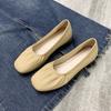 Женские туфли на плоской подошве Повседневная обувь Модные туфли с квадратным носком Лоферы женские нескользящие дышащие женские мокасины Zapatos Mujer 2024