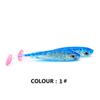 5PCS Artificial T-tail Soft Bait Silicone Jigging Wobblers Paddle Tail Swimbaits  Pike