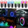 4Pcs Car Tire Valve Cap Lights Colorful LED Wheel Decoration Lights Auto Air Valve Caps with Light for Motorcycles Bicycles Bike