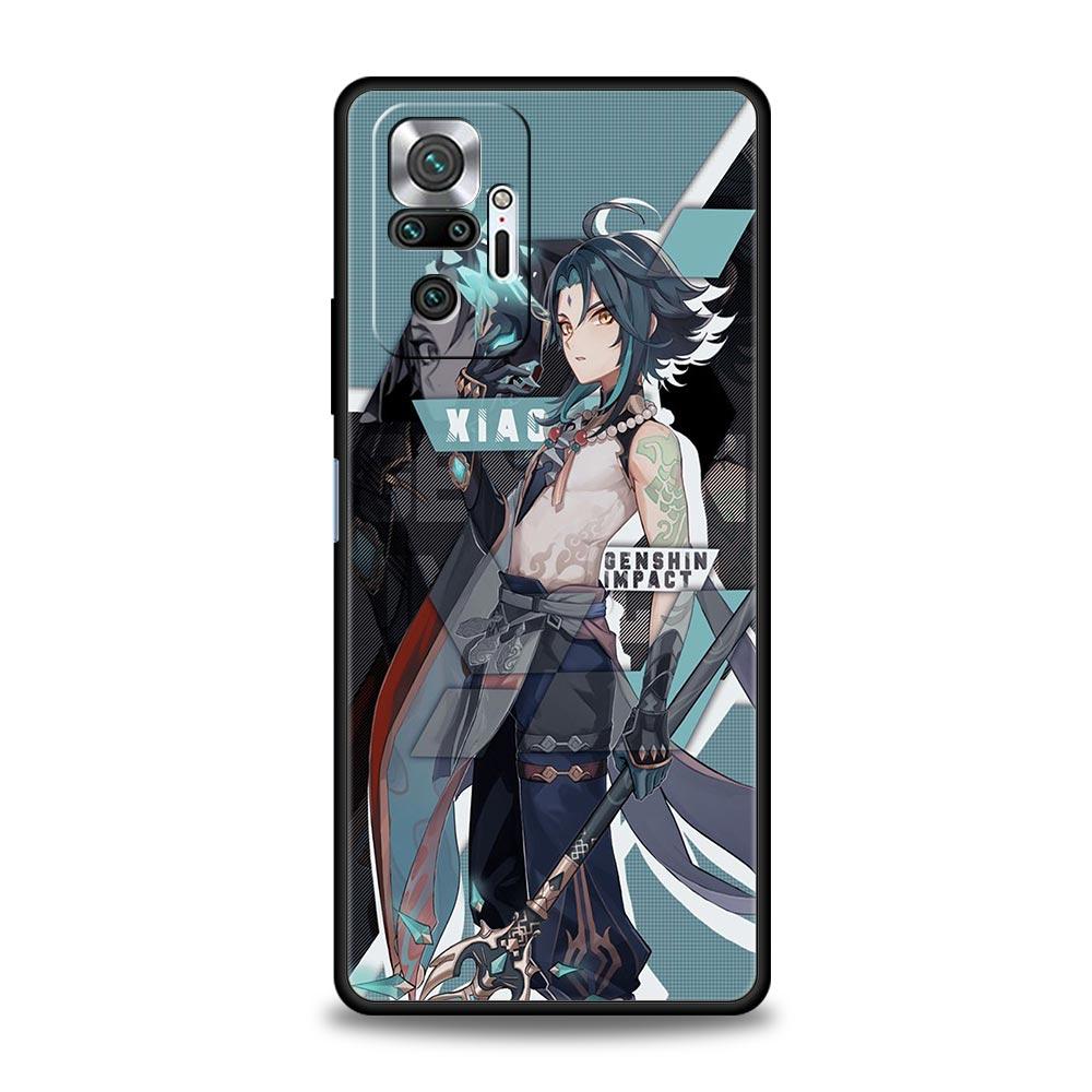 Роскошный чехол для телефона Hu Tao Genshin Impact для Xiaomi Redmi Note 12 11 10 Pro Plus 9S 9 8 7 9T 8T 9C 9A 5G K40 Gaming Soft Cover