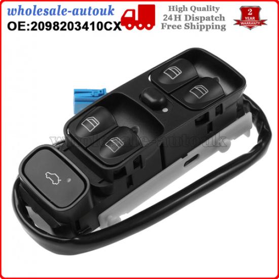 New Electric Window Switch for Mercedes CLK320 CLK500 W209 2003-2009 A2098203410
