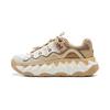 Li Ning Gingerbread Man Cookie Shoes Classic Versatile Shock Absorption Rebound Low Top Casual Shoes Women Sneaker Beige AGCV254-1