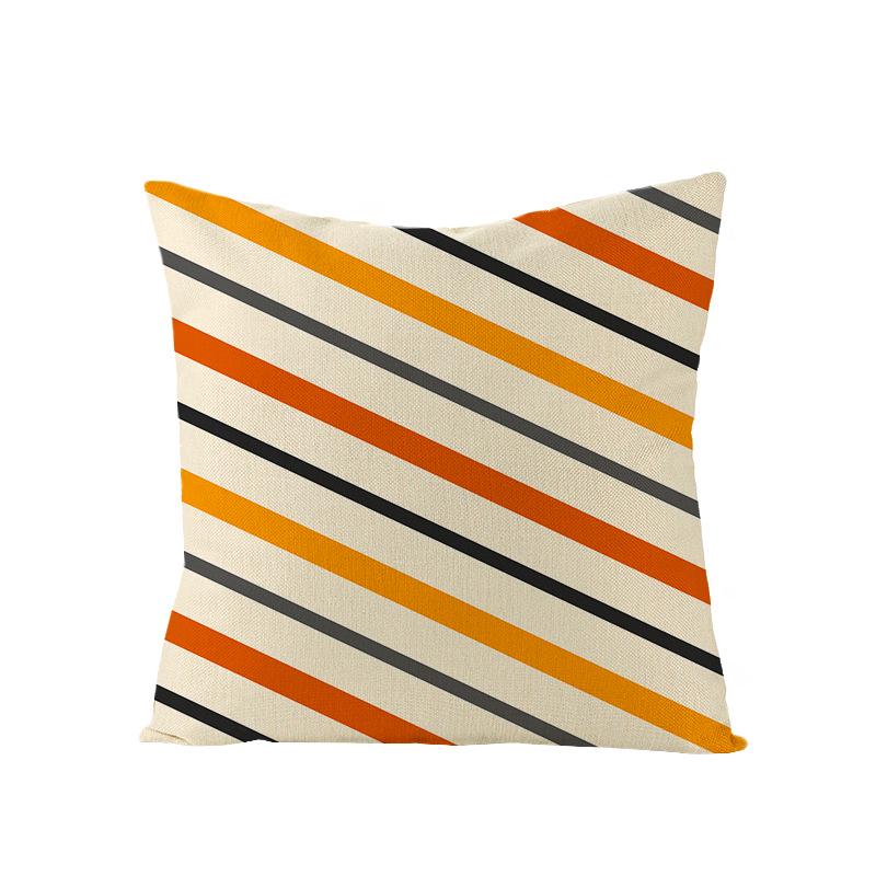 Новый Домашний Декор Хэллоуин Полиэстеровая Наволочка Домашняя Тыква Привидение Огонь Подушка Поясничная Наволочка