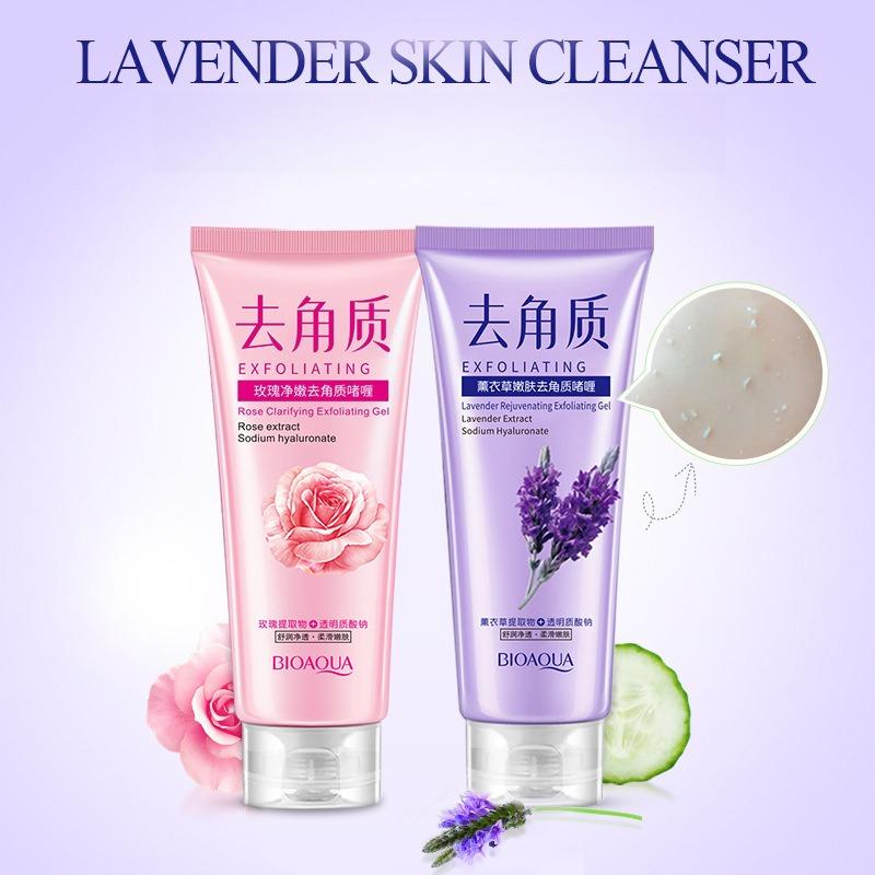 Огуречный гладкий отшелушивающий гель Глубоко очищающий эксфолиатор для удаления мертвых клеток кожи Осветляющий уход за кожей