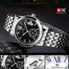 Новые роскошные мужские часы высшего бренда с коробкой, водонепроницаемые модные мужские механические часы