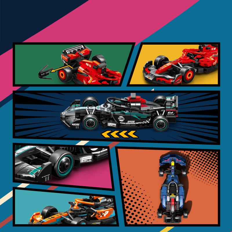 SEMBO BLOCK BK8 Городской Спортивный Автомобиль Модель для Гонки Сборный Строительный Блок Технология Суперкар Транспортное Средство Кирпичики Игрушки Подарки Мальчикам на День Рождения