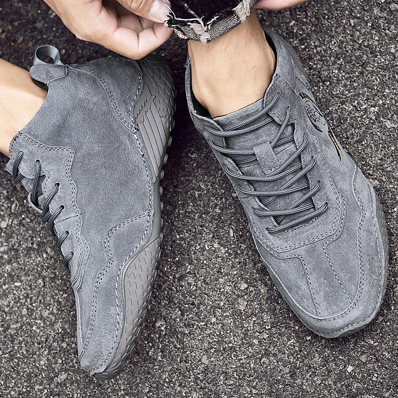 Ботинки из натуральной кожи ручной работы, мужская обувь, удобные ботильоны для мужчин, повседневная обувь, мокасины, мужские зимние ботинки