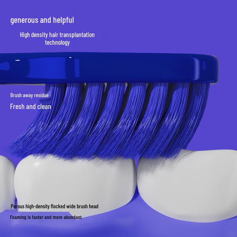 Cansan Wide-Head Soft Toothbrush (4-Pack)