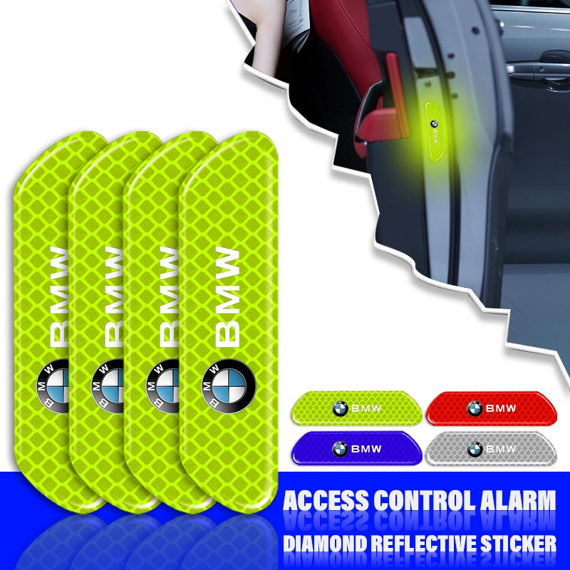 AAAPA1 Reflective door sticker for safety opening warning reflective tape For BMW M6 M5 M3 X1 X3 X5 E38 E39 E46 E53 E60 E61 E64 E70 E71