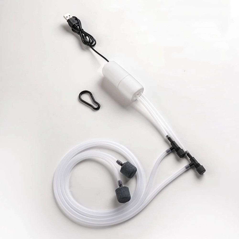 USB Fish Tank Air Compressor Mini USB Air Pump Portable Silent Air Compressor  Fish Tank