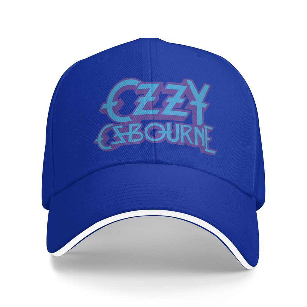 Ozzy Osbourne Purple and Blue Logo Baseball Cap Casual Hip Hop Hats Summer Men Adult Running Hippie Snapback Cap