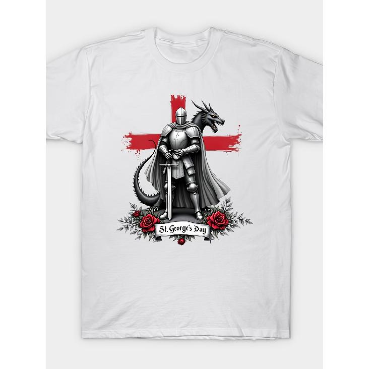 2026 New T-Shirts St George'S Day T Shirt by Jessarty Shirt Harajuku Funny Men'S T-Shirts Anime Men'S Clothing Brands