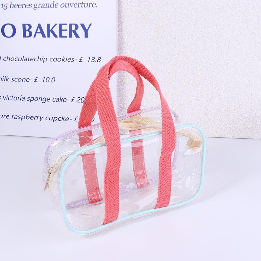 Bag Large Capacity Waterproof Storage Bag Waterproof Beach Bag Transparent Makeup Bag PVC Tote Bag