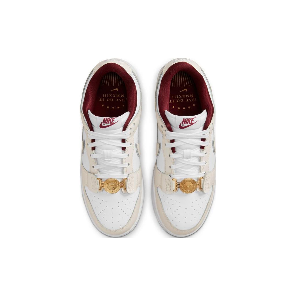 Nike Женские кроссовки Dunk Low SE Sisterhood белые Team-Red Photon-Dust DV1160-100