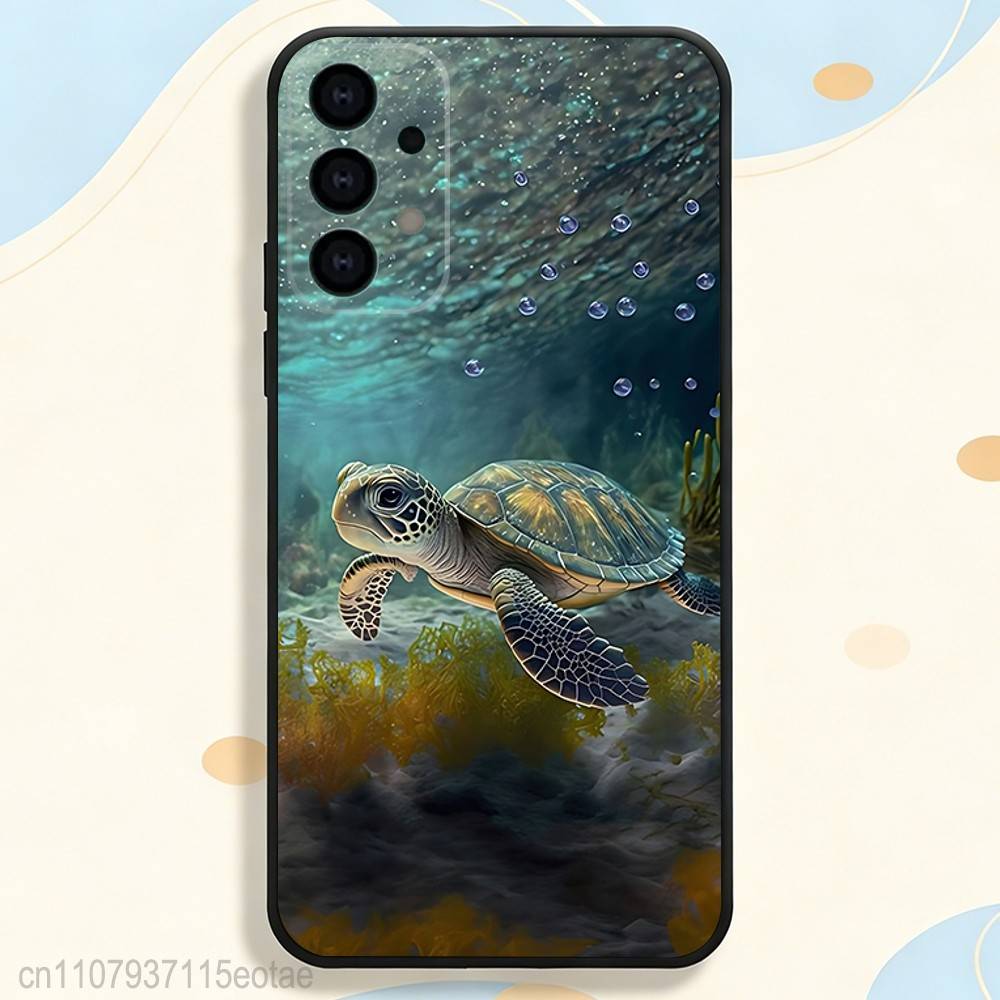 Cool Ocean Turtle Phone Case for Samsung S26 S24 S22 S25 Ultra S9 S20 FE S23 Plus S10 S21 Shockproof Funda Cover
