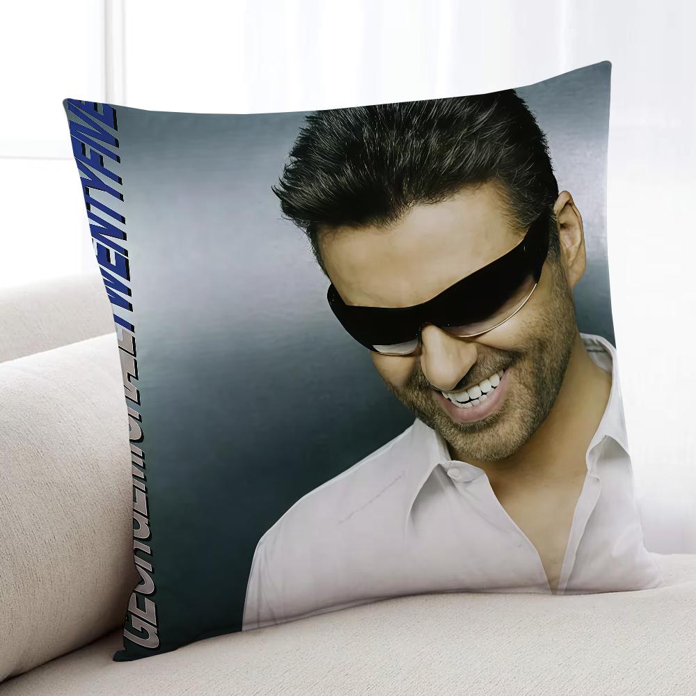 Singer GGeorge MMichael cushion cover Home Bedding Sofa living Room pillowcase Simple Soft Skin Cushion Cover Party Gift