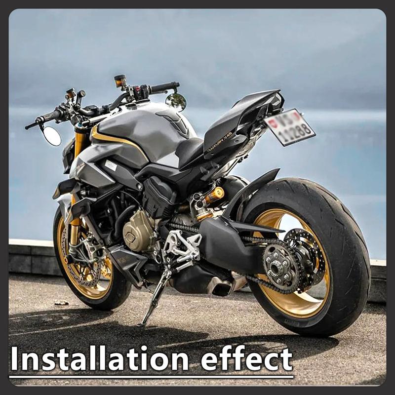 Зеркало на руль мотоцикла для DUCATI Streetfighter 1098 / 1098S / 848 / V2 / V4 / V4S Ретро Круизный Мотоцикл Зеркало заднего вида