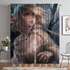 Современные шторы для гостиной 2 штуки Женский эльф Затемняющая штора для комнаты 2 панельные шторы Хэллоуинская декорация Перегородка Кухня