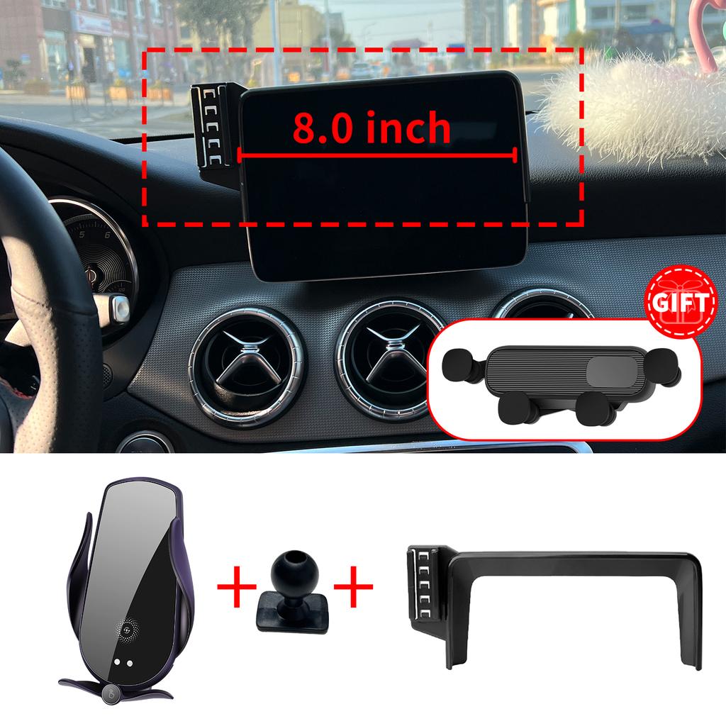 fit for Mercedes-Benz CLA 2016 2017 2018 C117 (8.0in) Integrated Screen Mount Phone Holder Mount Car accessoires