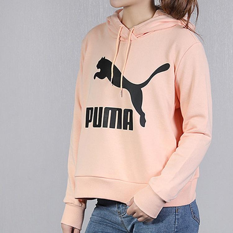 (WMNS) PUMA Classics Logo Hoodie Women's 595915-88
