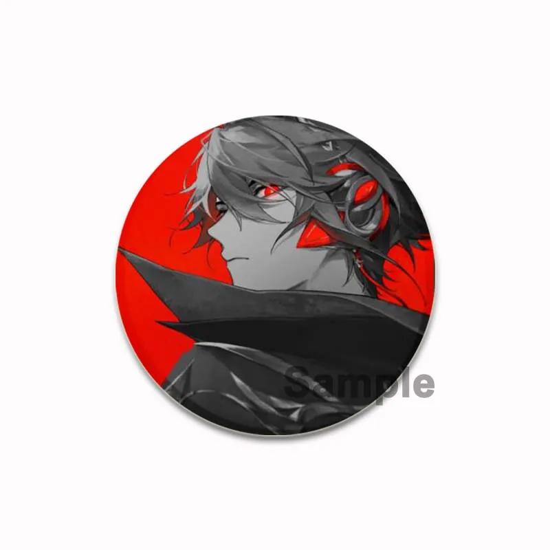 32/44/58 мм значок Genshin Impact, броши ручной работы на одежду, рюкзак, аксессуары для косплея, брошь Alhaitham, мультяшные значки на лацкан, подарки