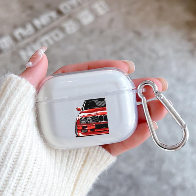 Силиконовый чехол для Apple Airpods 2 1 Чехлы для наушников с крючком Япония JDM Спортивный автомобиль Для Airpod Pro 3 Pro2 Прозрачные защитные чехлы