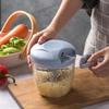500/900ML Garlic Chopper Meat Grinder Manual Rotate Vegetable Cutter Chopper Slicer Fruit Garlic Crusher Kitchen Gadget Blenders