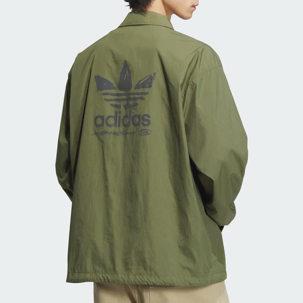 adidas Мужская спортивная куртка Originals Street Skateboarding свободного кроя на молнии, разноцветная JC6842