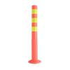 Security Road Post 75cm Thickened EVA Traffic Safety Barrier Post Crossing Street Warning Pile
