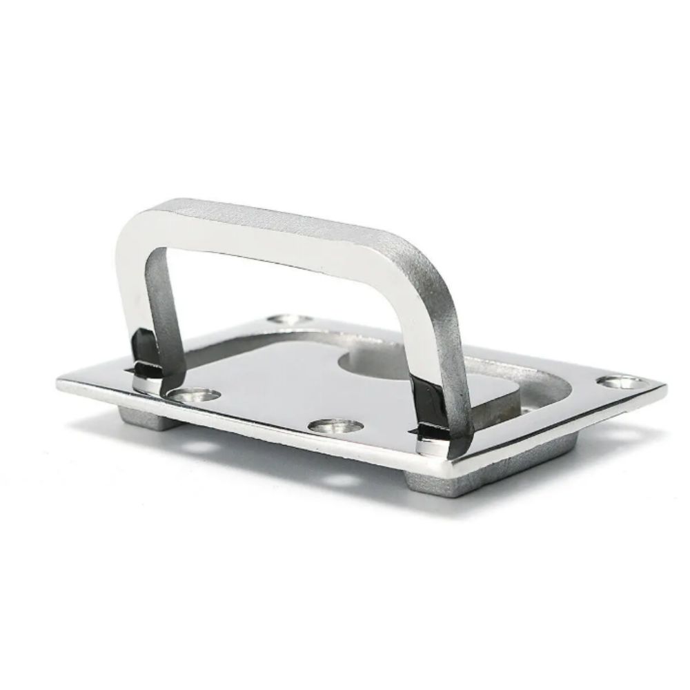 316 Stainless Steel Marine Hardware Square Shape Flush Lift Handle RV Hardware