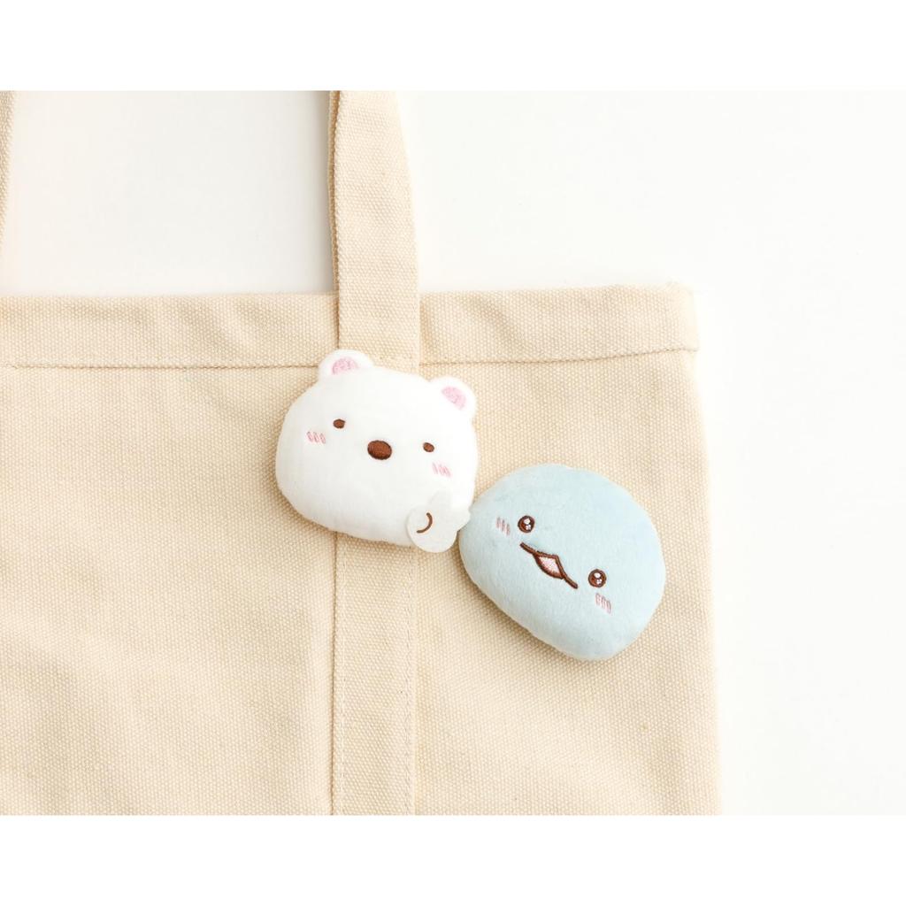 AB27201 Sumikkogurashi Emojis Plush Toy Plush Badge Polar Bear