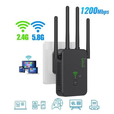 1200 Мбит/с беспроводной 5G Wi-Fi повторитель Wi-Fi маршрутизатор Усилитель сигнала 2,4G/5G двухдиапазонный 802.11g Gigabit Network Range Expander Ap расширение WIFI
