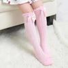 1 Pair Children's Leg Warm Socks Bowknot Bubble Mouth High Tube Knee High Thin Section No Heel Pods Baby Clothing Accessories