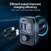 Bluetooth 5.3 FM-передатчик для автомобиля FM/AUX Bluetooth автомобильный адаптер автомобильное зарядное устройство двойной USB Type C 3 порта зарядное устройство Bluetooth адаптер
