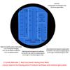 Ручной гликолевый рефрактометр Антифриз Авто 1-1.4 Кислота для аккумулятора Охлаждающая жидкость для двигателя Тестер Инструмент Жидкостный рефрактометр Тестер Atc