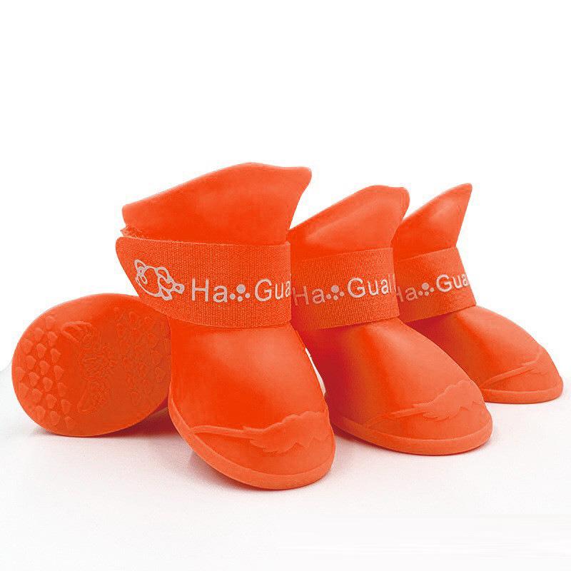 Pet Rain Boots Waterproof Non-Slip Dog Shoes Soft Sole Foot Cover Teddy Walking Shoes Silicone Cat Shoes Supplier ODM Custom
