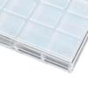 Empty 15 Well Watercolor Palette, Spill Paint Case, Travel Palette Case for Acrylic