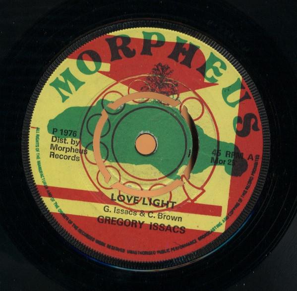 7-дюймовая пластинка GREGORY ISSACS Love Light MOR25 Morpheus 1976 UK Регги Ска Даб Б/у