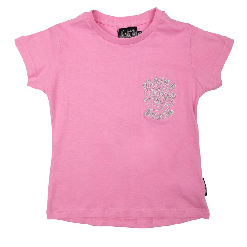 Детская однотонная футболка с нагрудным карманом ELEVEN PARIS