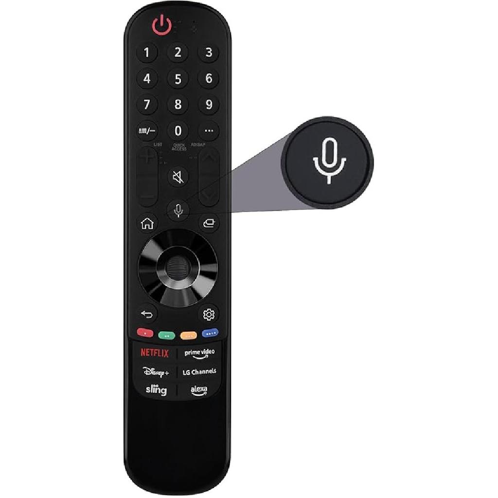 Для пульта ДУ LG Smart TV, Magic Remote AN-MR24GA/23GA/22GA/21GA с функцией голосового управления и указателя, Замена для LG 2019-2024