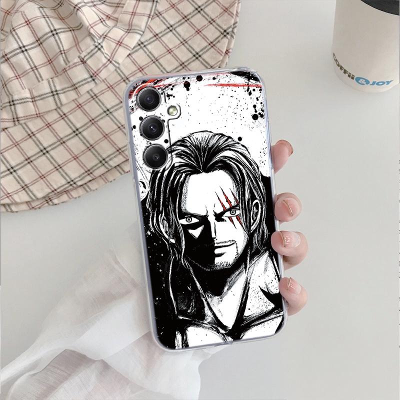 Мягкий прозрачный силиконовый чехол с рисунком аниме для Xiaomi Redmi Note 13 14T 15 Samsung A55 A35 S24 FE iPhone Huawei Honor Camera Защитный противоударный чехол