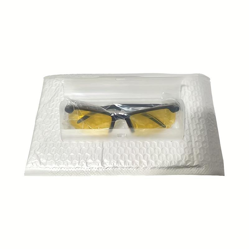 Sports Glasses Semi-Rimless TR Frame, TAC Lens, Polarized Yellow, Lightweight and Comfortable, Weakening Glare, with Storage Box, for Men, Women