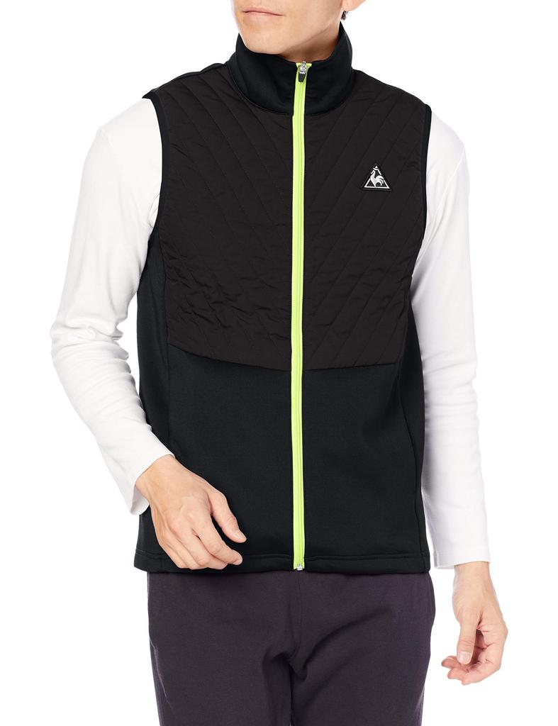 Le Coq Sportif Insulated Size S Men's Vest, Black, (Japanese Size)