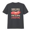 Trap Shooting T Shirt Skeet Clays Laughing  vintage Washed Unisex graphic Comfortable Versatile Slightly fashion Breathable