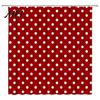 Durable Bathroom Partition Curtains Polka Dot Shower Curtain with Hooks, Waterproof Fabric Curtain, Retro Bath Polyester Hooks for Bathtub Decor,