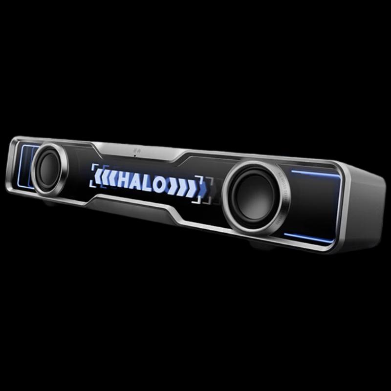 Edifier Игровой настольный динамик Halo SoundBar RGB, штекер CN (адаптер в комплекте)